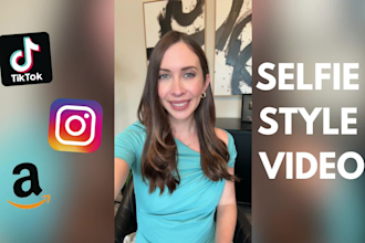 create a vertical ugc selfie style video for you