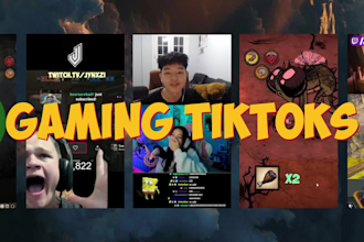 edit gaming tiktoks from your twitch and youtube livestreams