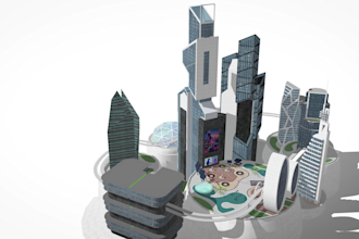 design 3d architectural concepts and ai rendering