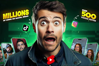 edit tiktok, reels, youtube shorts with demanding captions