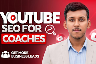 do youtube SEO and paid promotion for a coach or consultant