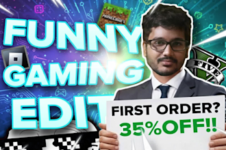 edit funny gaming videos for youtube, tiktok, and twitch