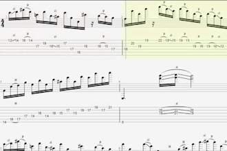 transcribe any melody in tab or sheet music