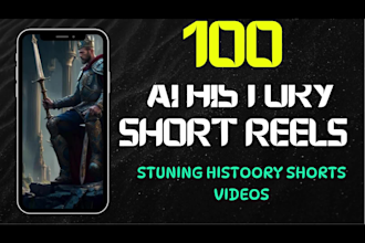 do viral faceless ai history youtube short and instagram reels