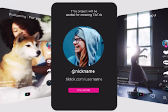 create a promo video, ads for tiktok, facebook ads, instagram ads