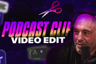 edit podcast into short form video clips