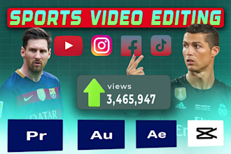 do sports highlights video editing