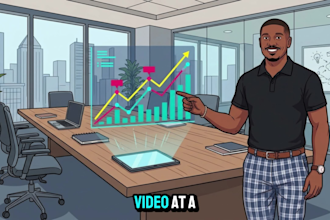 make engaging 2d finance video for faceless channels