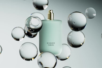 do 3d perfume animation 3d scent perfume video ads 3d perfume bottle animation
