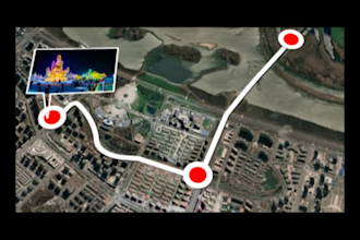create cinematic video in your google earth location