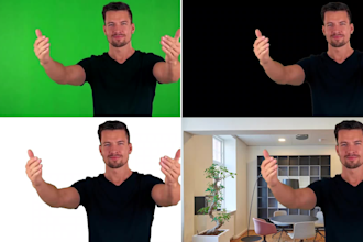 remove green screen background in your video