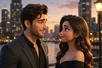 create 3d pixar style ai animation video