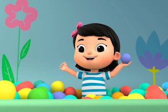 do 3d kids and christmas animation video