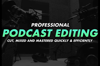 professionally edit your riverside podcast within 24 hours