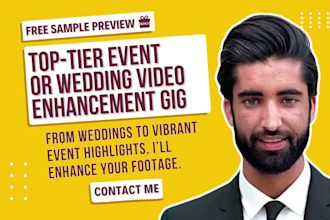 upscale, denoise, sharpen, enhance, wedding or event videos with topaz video ai