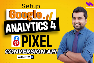 setup ga4 conversion tracking,facebook pixel, meta tag
