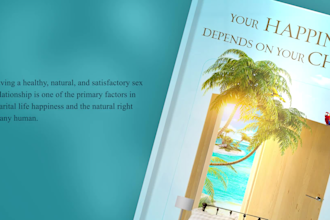 create magazine and book trailer with page flip animation, 3d book
