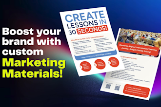 do business flyer design, urgent hiring, brochure, postcard for you