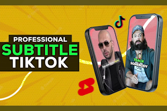 edit your tiktok and shorts with caption or subtitle