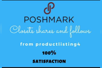 do poshmark sharing, poshmark followers, listing, share assistant