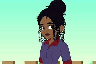 create 2d kids animation videos and childrens book trailer