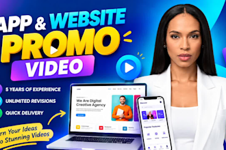 createa saas product demo video or app promo video for your software