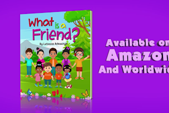 create cinematic children comics book trailer for kids
