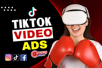 create viral tik tok video ads, dropshipping ads, tiktok ads