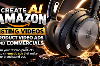 l create ai amazon listing videos, product video ads and commercials