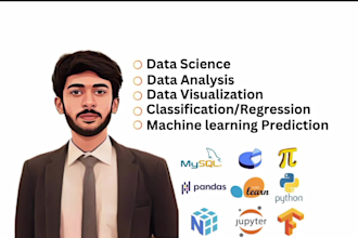 do data analysis, visualization and machine learning in jupyter notebook
