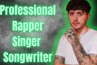 be your rapper or singer for your hip hop, rap or pop song