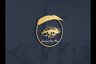 do modern beauty saloon, skin care, lashes, cosmetics, feminine logo design