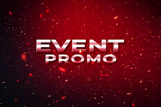 create cinematic trailer,  teaser, book and event promo video