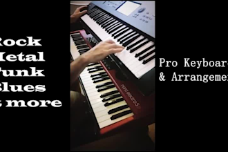record pro keyboards for your rock, prog, metal, funk song