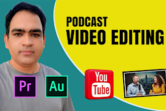 do professional multicam video editing for podcast, talking head video editing