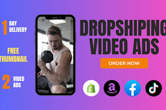 create dropshipping video ads