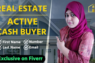 provide you high quality real estate active cash buyer leads