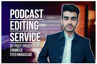 manage podcast video editing