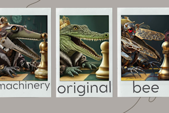 create cutting edge ai art ,animate,ai image generation with photoshop editing
