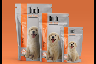 do pet food packaging, pouch, mylar bag design in 24 hrs