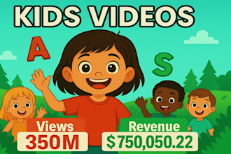 make fun kids learning animation and educational videos