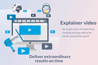 make amazing explainer video for business and sales