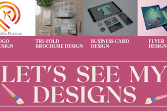 create beautiful logo,brochure,flyer designs