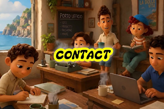 create 2d animation or saas video animation