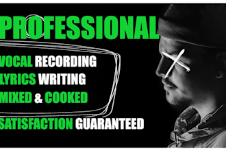 be your male rap, trap, rnb or singer in arabic and english