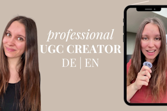 create high converting ugc videos in german and english
