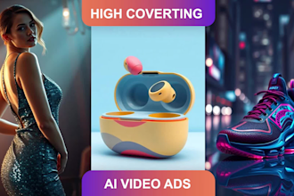 create ai generated short video ads for commercial product promo