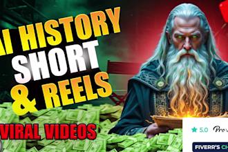 create engaging ai history shorts, ai history youtube short and ai videos