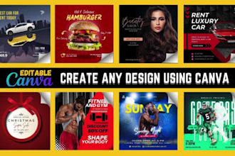 create any graphic design using canva