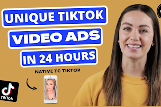 create tiktok video ads for dropshipping video ads